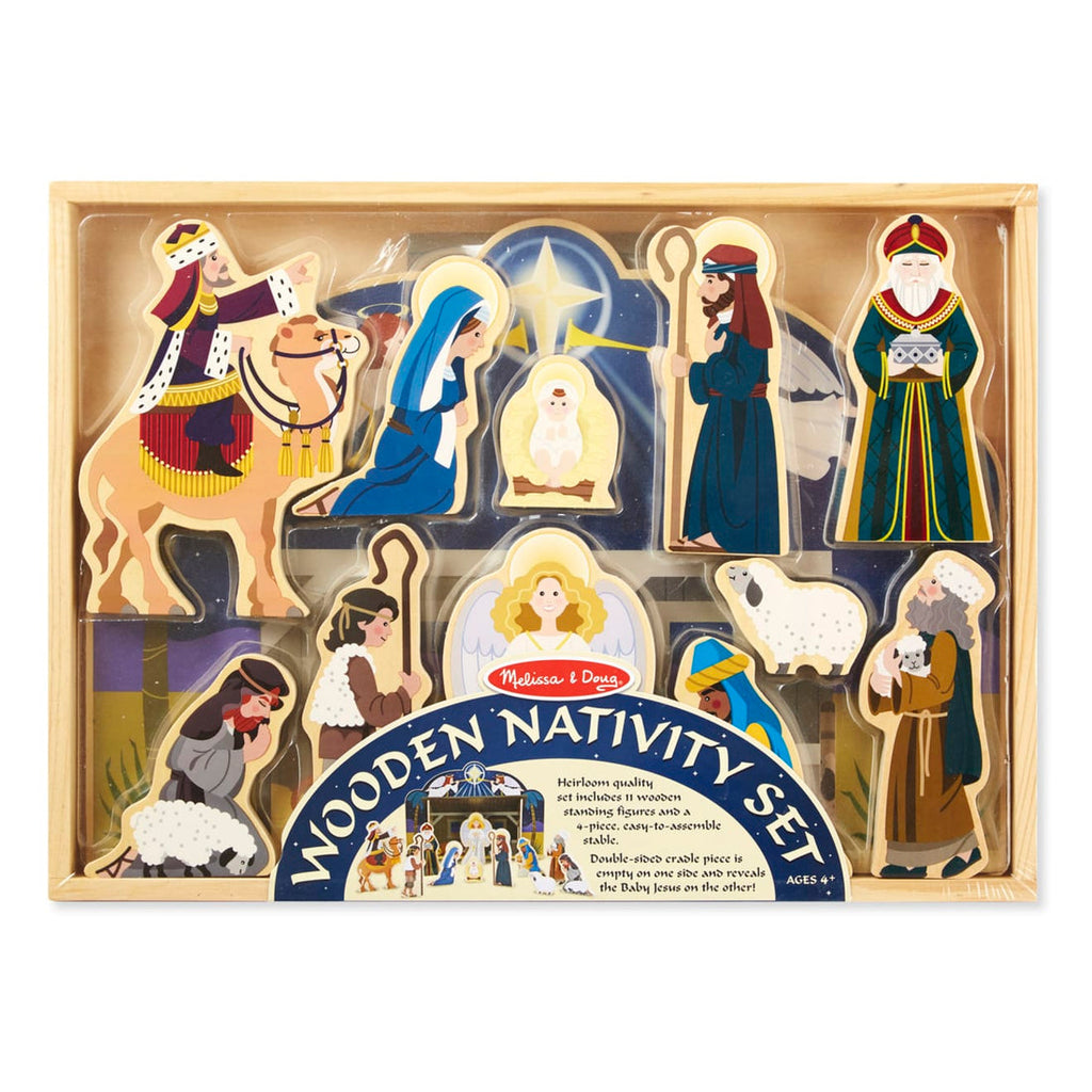 Wooden Nativity Set | R.O.C.K. Solid Home School Books