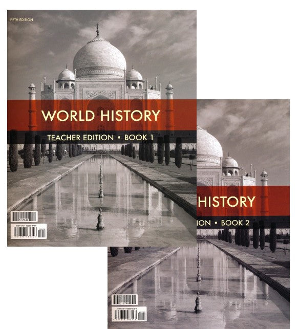 BJU Press World History 2 Volume Teacher's Edition, 5th Edition (10th Grade)