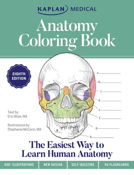 Kaplan Anatomy Coloring Book, 8th Edition