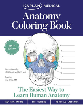 Kaplan Anatomy Coloring Book, 9th Edition