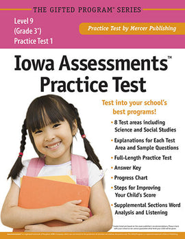 Iowa Assessments Practice Test for Grade 3 (Level 9)