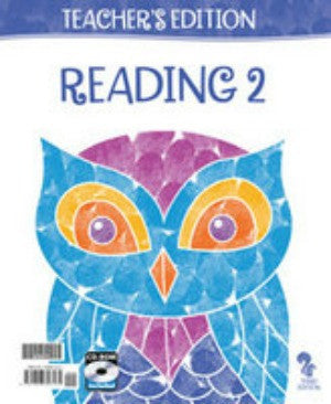 BJU Press Reading 2 Teachers Edition Book and CD, 3rd Edition