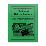 Analytical Grammar High School Reinforcement - The Great British Authors