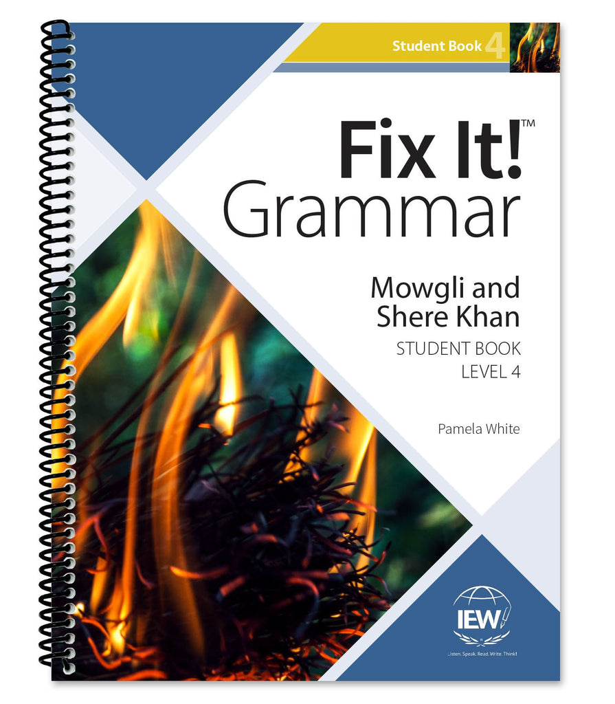 Fix It! Grammar Level 4: Mowgli and Shere Khan Student Book  (Grades 6-8)