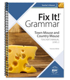 Fix It! Grammar Level 2: Town Mouse and Country Mouse Teacher/Student Combo (Grades 3-5)