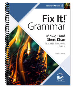 Fix It! Grammar Level 4: Mowgli and Shere Khan Teacher Book (Grades 6-8)