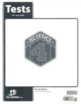 BJU Press Science 4 Test (test only) 4ed