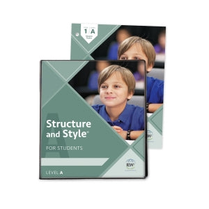 Structure and Style for Students: Year 1 Level A Binder & Student Packet (Grades 3-5)