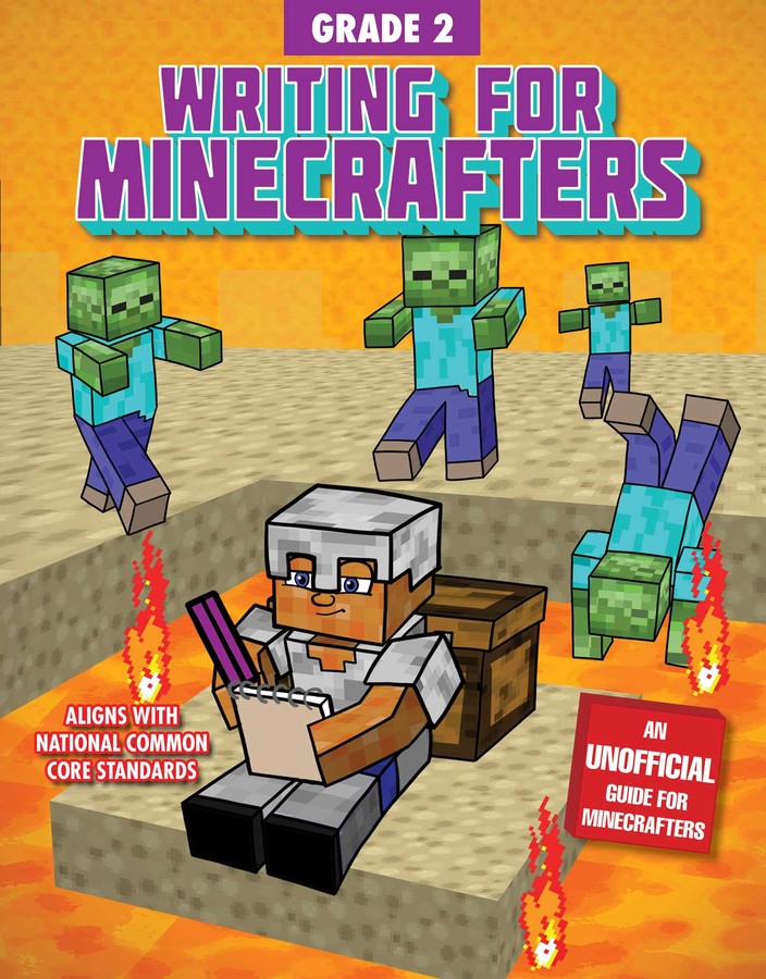 Minecraft 2 Writing Tutorial Writing for Minecrafters: Grade 2 | R.O.C.K. Solid Home School Books