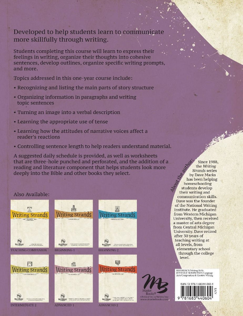 Writing Strand Writing Strands: Intermediate 1 (Grade 6-9) | R.O.C.K. Solid Home ...